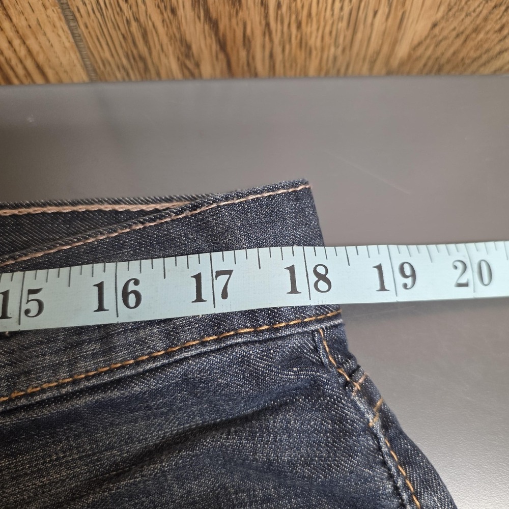Levis 514 Jeans Mens 36x32 Blue Medium Wash Slim Straight Denim Classic Casual - Picture 6 of 10